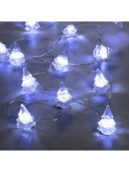 Элегантная гирлянда с снежными ёлочками 2м Luazon Lighting