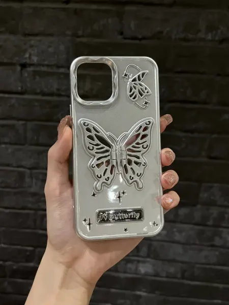 Чехол на iPhone 12 с бабочкой О'кейси