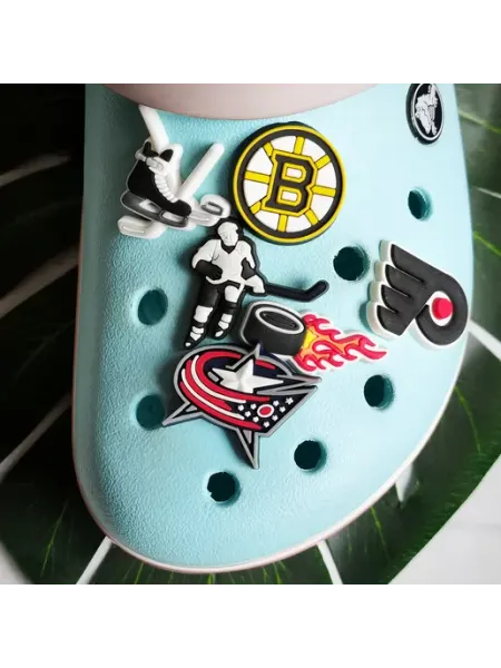 Fun_Jibz Джибитс хоккей шайба на Crocs хоккеист