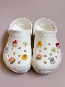 Джибитсы для crocs объемные детские, украшения для сабо женские,jibbitz набор 10 шт