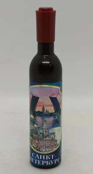Бутылка-штопор" на магните "Коллаж ночь