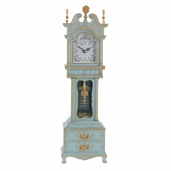 Часы настольные декоративные с музыкальной шкатулкой, 11*8,5*38 см, (1хАА не прилаг.) KSM-714198
