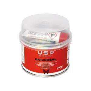 Универсальная среднезернистая автомобильная шпатлевка USP Automotive Universal 0,25 кг. с отвердителем