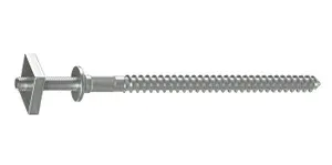 Шпилька специальная с гайкой 120 мм Docke , оцинкованная, 10шт