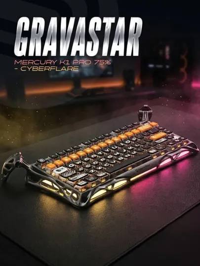 Игровая клавиатура GRAVASTAR Mercury K1 Pro - CyberFlare