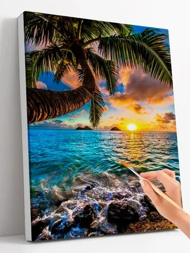 Картина по номерам 40x50 "Закат"