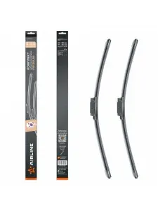 Щетки стеклоочистителя бескаркасные 550/480мм Bayonet arm 9x4 мм, AIRLINE AWBM024