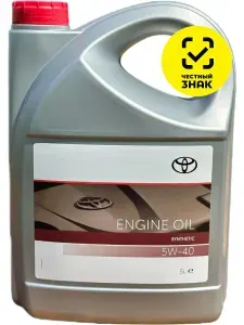 TCL Toyota Engine Oil 5W-40 Масло моторное, Синтетическое, 5 л
