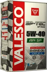 VALESCO 5W-40 Масло моторное, Синтетическое, 4 л