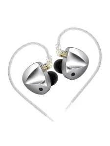 KZ D-Fi Standart без микрофона, серебристый, проводные наушники