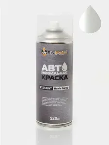 Краска MERCEDES-BENZ, код 659U, OPALITE WHITE MAGNO, автомобильная эмаль FixPaint Spray в аэрозольном баллончике 520 мл
