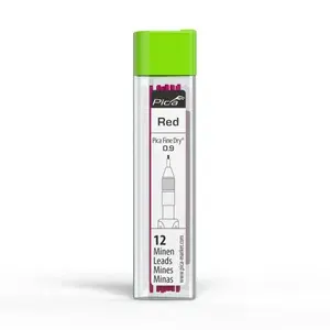 PICA-MARKER 7031 К-т грифелей для карандаша Pica FINE Dry 12 шт (красные)