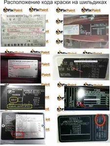 Подкраска NISSAN, код ZVK, GARDENING AQUA Садовый аква, набор FixPaint Double, краска и лак для подкраски сколов и царапин
