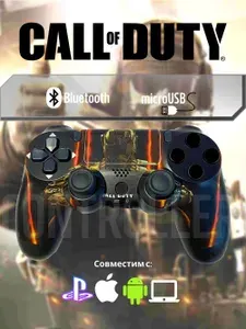 Беспроводной геймпад для игровой приставки ПС4, смартфона и ПК, Call of Duty