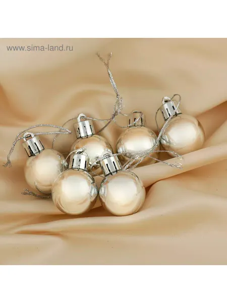 Зимнее волшебство Елочное украшение d=3 см