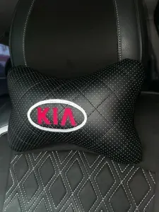 GRANDIS Подушка автомобильная На подголовник, Экокожа, Перфорированная экокожа, 1 шт.