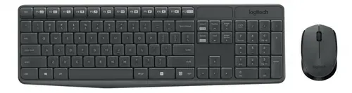Logitech Комплект игровая клавиатура, мышь беспроводная , черный