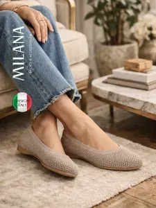 Туфли Milana женские лодочки текстильные балетки