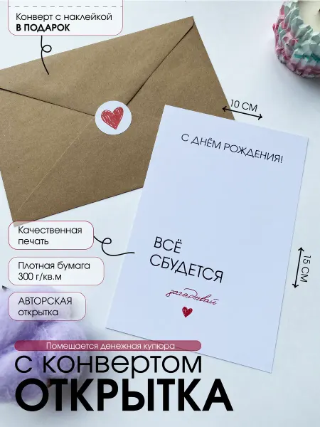 Мои слова Открытка С Днём Рождения