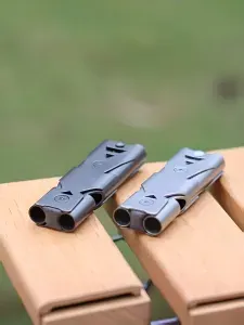 Свисток спортивный, серебристый
