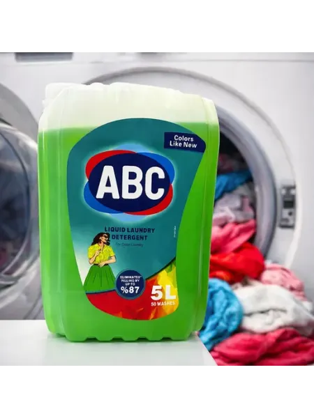 Жидкий стиральный гель для цветного белья ABC