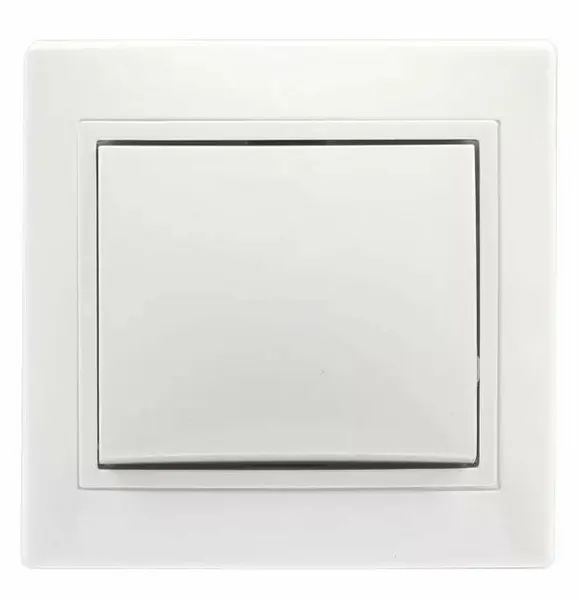Выключатель "Венера" Smart Buy 1-клавишный SBE-01w-10-SW1-0-c, белый, керамика