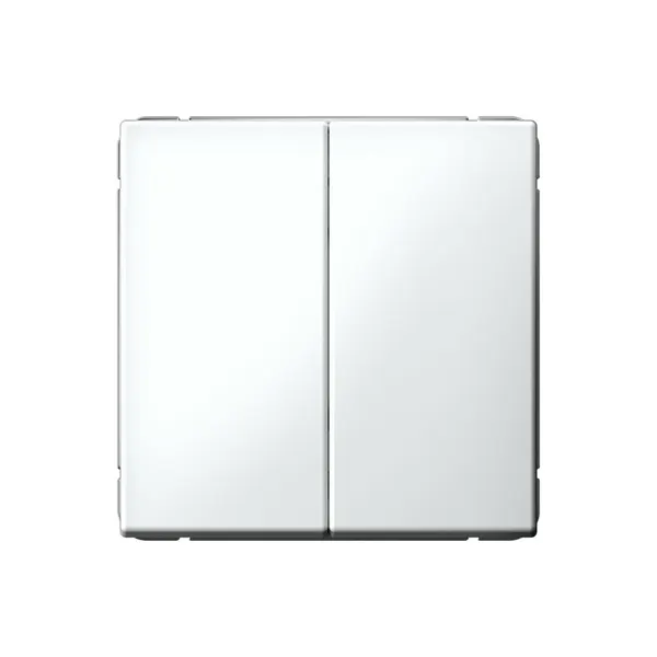 Механизм выключателя двухклавишный Systeme Electric ArtGallery белый GAL000151