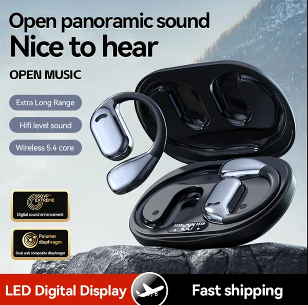 Беспроводные TWS-наушники True Wireless Earphones M96, Bluetooth 5.49, Hi-Fi звук, Al-переводчик, черный