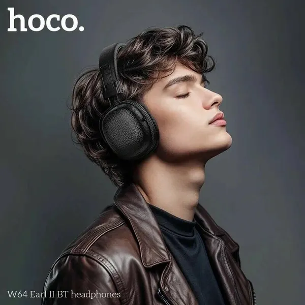 Беспроводные наушники Hoco W64 накладные чёрные