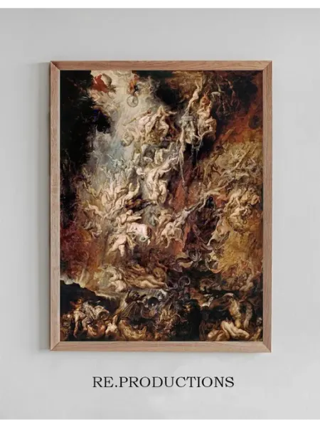 Re.productions Постер Fall of the Damned - Peter Paul Rubens
