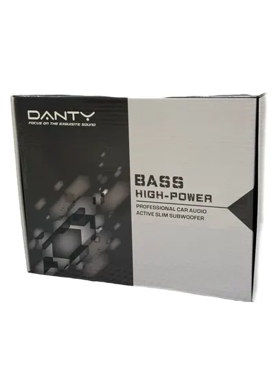 Активный сабвуфер Danty 600W 10 дюймов под сиденье - Сабвуферы для авто