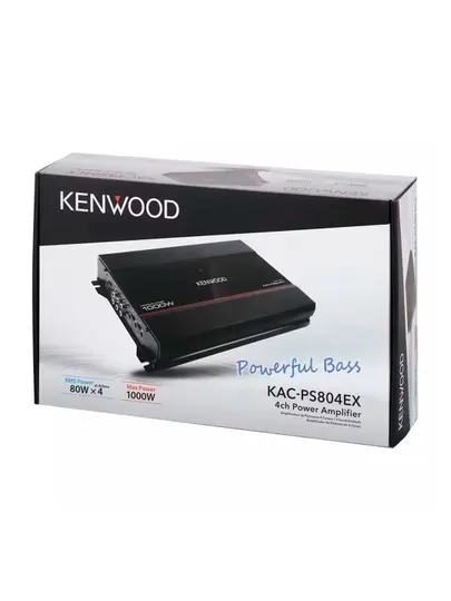 KENWOOD KAC-PS804EX — 4-канальный автомобильный усилитель мощностью до 1000 Вт - Усилители для авто