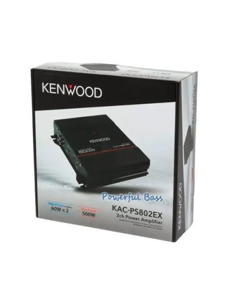 Автомобильный двухканальный усилитель Kenwood KAC-PS802EX, мощностью 500 Вт - Усилители для авто