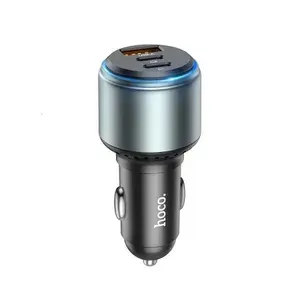 Автомобильное зарядное устройство USB Hoco NZ9 (95W/QC3.0/2 порта USB-C PD) <черный>