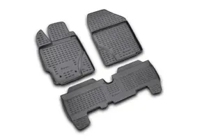 Коврики в салон TOYOTA Yaris 01/2006-2010, 3 шт. (полиуретан)