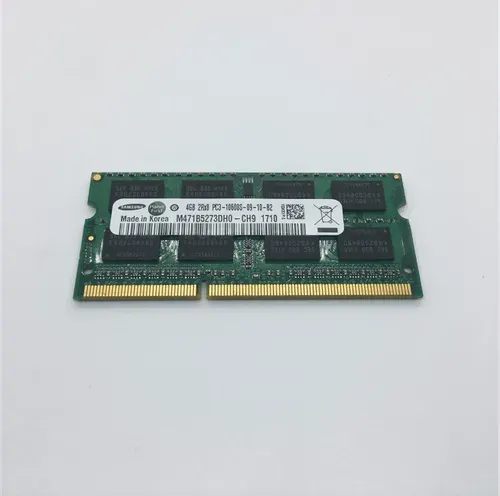 Оперативная память Samsung DDR3 4 ГБ 1333 MHz SO-DIMM PC3-10600s cl9 DDR3, 1333 МГц, 1 x 4 ГБ (M471B5273DH0-CH9)