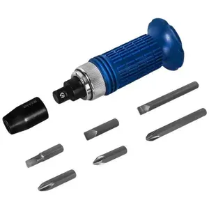 Отвертка ударно-поворотная Кобальт 920-155, 1/2", с набором бит