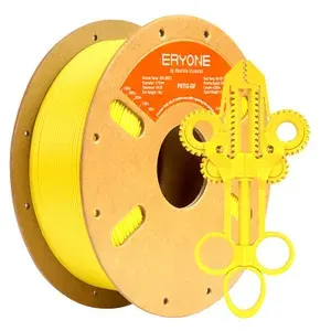 Пластик Glass Fiber PETG Eryone 1.75 мм, 1кг., Желтый (Yellow PETG-GF) Стекловолоконный филамент для 3D принтера