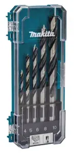 Набор сверл по дереву Makita D-72861 (5 шт.; 4,5,6,8,10 мм)