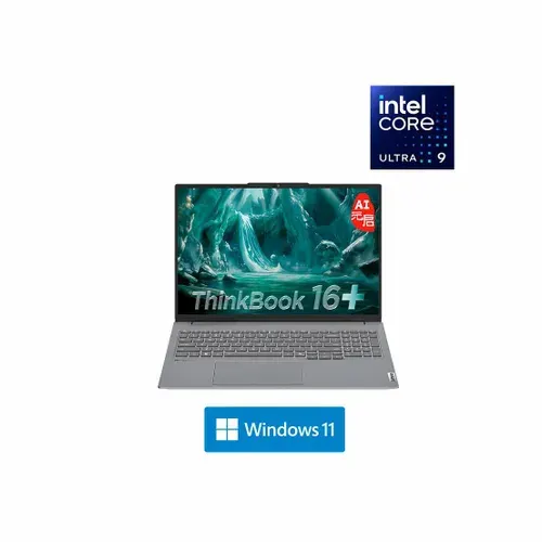 Lenovo Thinkbook 16+ Ноутбук 16", Intel Core Ultra 9 285H, RAM 32 ГБ, SSD 1024 ГБ, Intel Arc 140T, Windows Home, серый, Русская раскладка