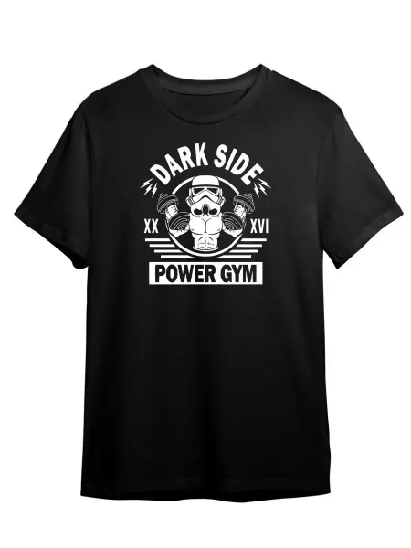 Каждому Своё Sport Футболка Dark Side Power Gym Штурмовик Гантели Фитнес Спорт