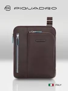 Сумка мужская Piquadro Blue Square CA1816B2/MO кожаная через плечо для iPad Air Pro 11 3 кармана