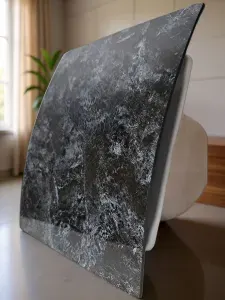 Вентилятор вытяжной диам.125 "Люкс, Базальтовая касталия" глянец