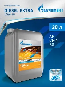 Gazpromneft Газпромнефть Diesel Extra 15W-40 Масло моторное, Минеральное, 20 л