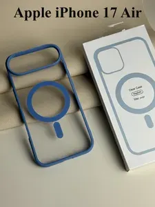 Чехол для Apple iPhone 17 Air, MagSafe, голубой (lilac purpl)