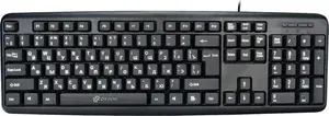 OKLICK Клавиатура проводная 180M Black, Русская раскладка, черный