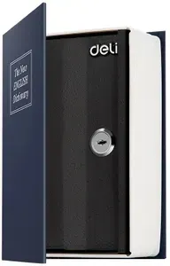 Сейф-книга Deli 180x115x55мм ключевой (ET640)