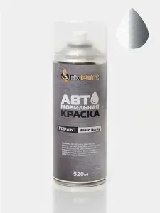 Краска VOLKSWAGEN, код 1T1T, SCALE SILVER, автомобильная эмаль FixPaint Spray в аэрозольном баллончике 520 мл