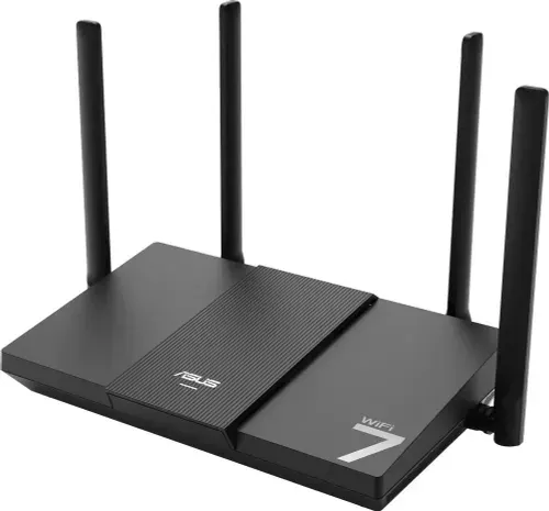 Wi-Fi роутер ASUS RT-BE50, 2.4/5 ГГц, 3570Мбит/с, 4 антенны (внешние), черный