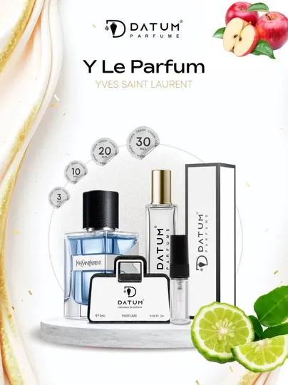 Духи мужские Datum Parfume YSL Y с бергамотом, яблоком, шалфеем и кедром